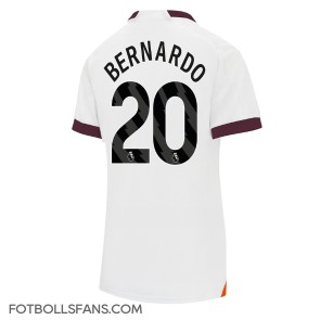 Manchester City Bernardo Silva #20 Replika Bortatröja Damer 2023-24 Kortärmad